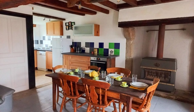 A tastefully renovated farmhouse in the tranquil la Creuse department of France.