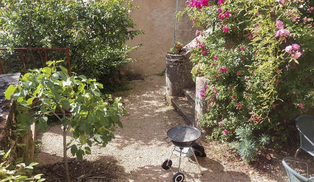 A traditional Burgundy house in a preserved village.