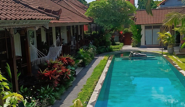 a traditional old-style Balinese homestay in the centre of Ubud