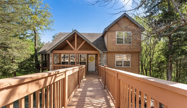 A tranquil escape to a 2 bedroom, 2 bath lodge located at Stonebridge Resort!