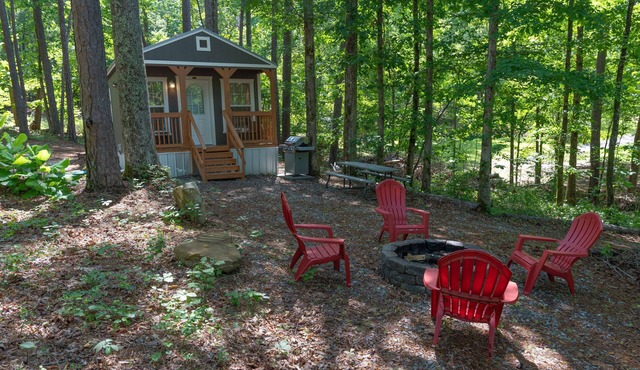 A tranquil Tiny House on Lewis Smith Lake
