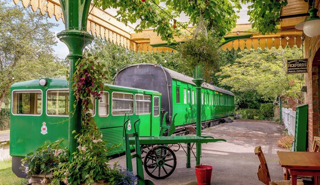 A truly beautiful train conversion, a stone’s throw from the River Test.