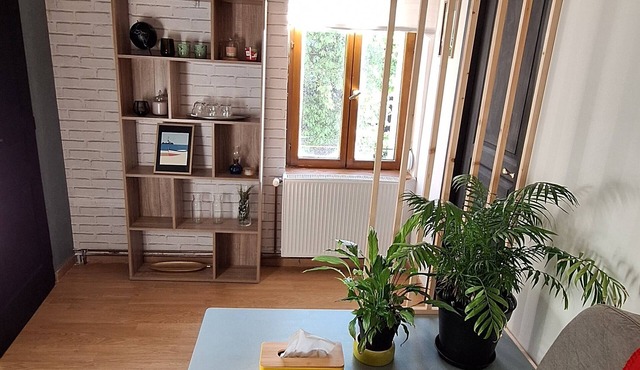 A typical red brick house from the mining region of Hauts-de-France.