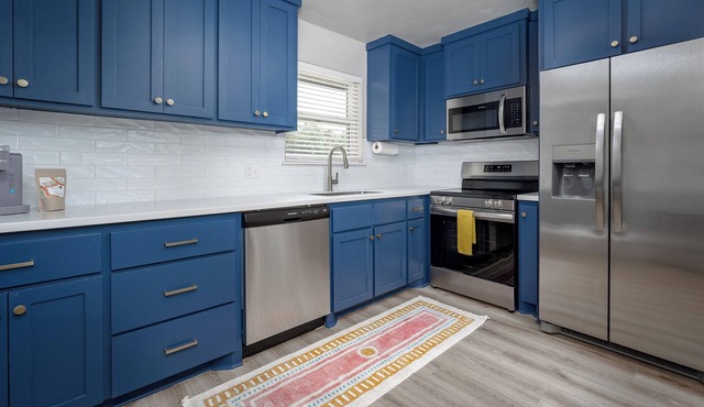 A unique 2BR, 1.5BA retreat in Norman—perfectly positioned between OU & Main St.