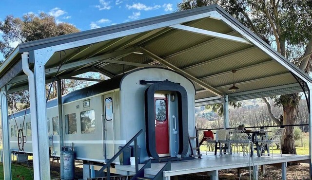 A unique sleeper train carriage near Bathurst that's off the rails!n