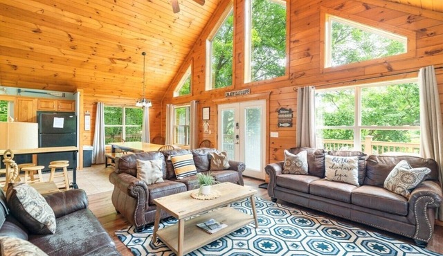 A WATERFRONT home with private dock on quiet cove, seconds to jumping bridge.