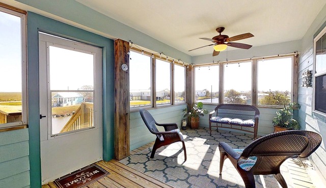 A Wave From It All Rental is minutes from Sargent Beach and Handicap Accessible