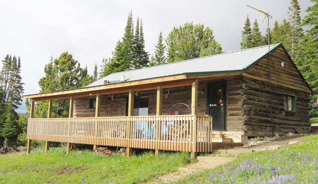A Western Rose Cabin Shell, WY: The Big Horn Mountains nELK HUNT AREA 41