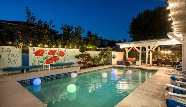 A whimsical, storybook-themed 4BR pool home designed for unforgettable family stays near Disneyland and Knott’s Berry Farm.