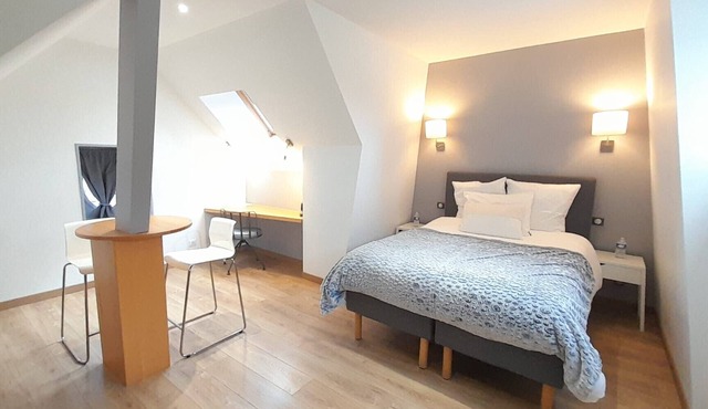 A1: double room at the Treuillaud estate with swimming pool