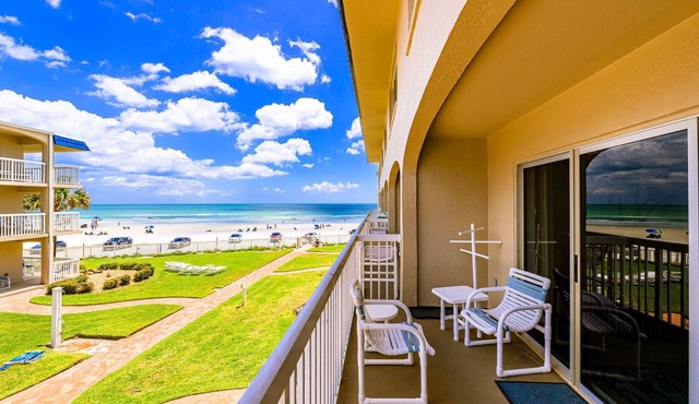 A215 beachfront complex just off Flagler Ave!