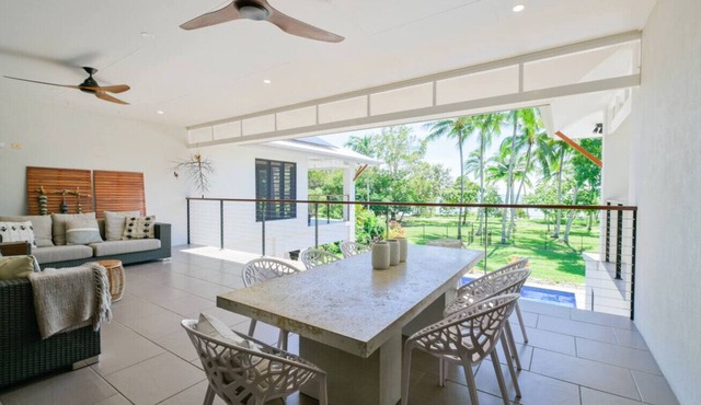 Absolute Beachfront Family Retreat with Heated Pool Sleeps 16