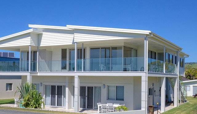 Absolute beachfront location and king bed