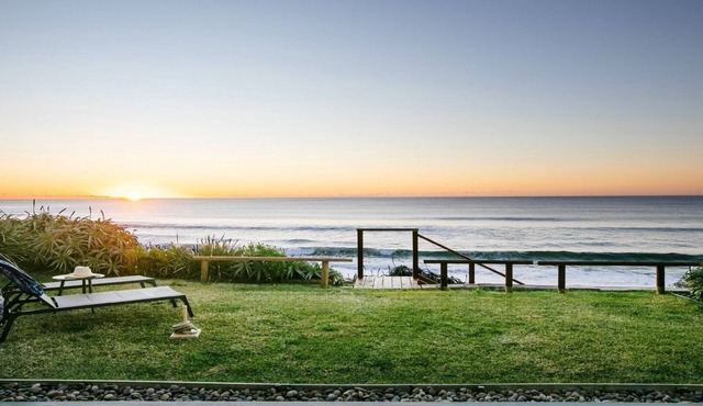 Absolute beachfront on surf beach
