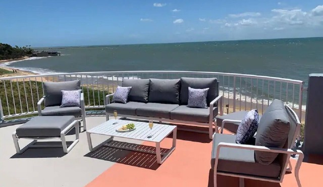 Absolute Beachfront with Exclusive Rooftop