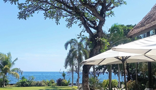 Absolute Paradise! Beachfront villa near Lovina w/jacuzzi, private pool & staff