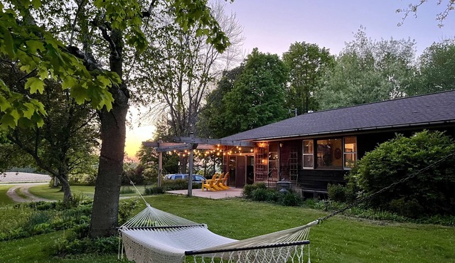 Absolute PEACE in this country home surrounded by gardens and views!