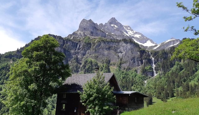 Absolutely quiet panoramic location in an ancient wooden house