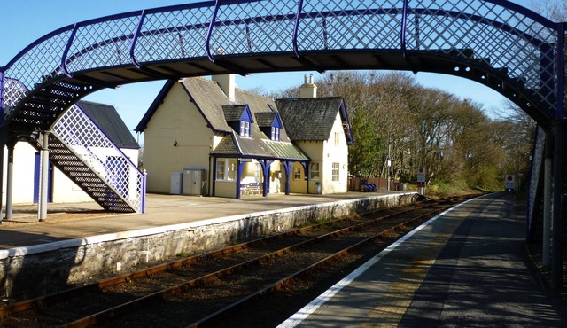 Accommodation on a working railway station