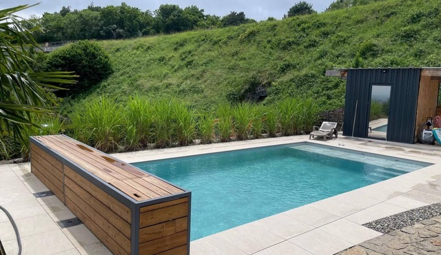 Accommodation with pool and view