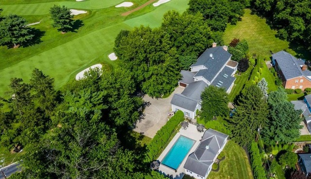 Across the 17th Green with Pool by Hershey & Harrisburg