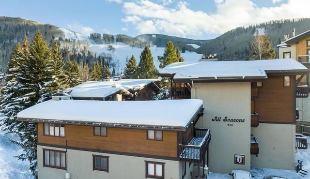 Across The Street From Ski School, and Riva Bahn Lift At Gold Peak