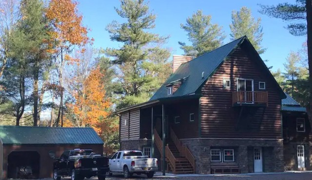 Adirondack Charm in the 1000 Islands features 3 kitchens.