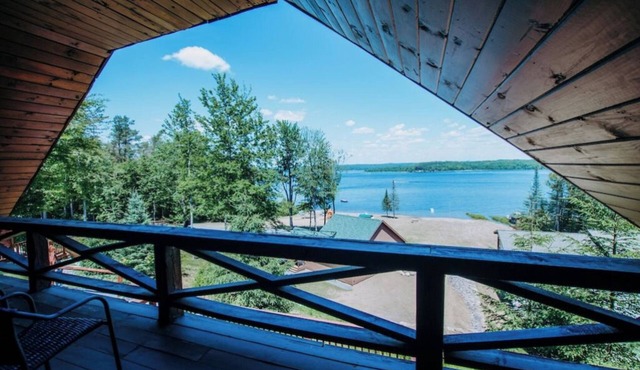 Adirondack Lakeside Lodging with Beach Access & Panoramic Lakeview