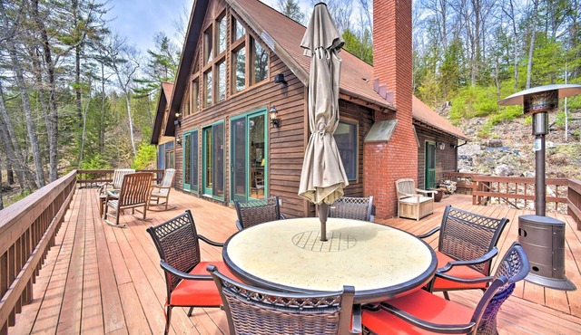 Adirondack Oasis: Lake House w/Dock + Deck!