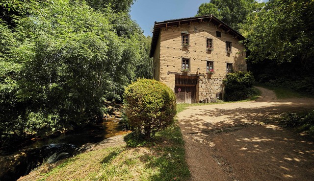 Adobe mill on the banks of a torrent - Near Lac d'Aubusson - rated 3*.