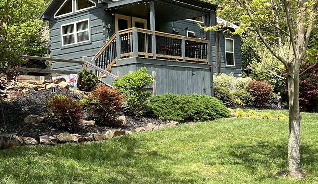 Adorable Cabin with big mountain views 10 Minutes to DT Asheville