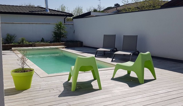 Adorable house with pool near BORDEAUX and ARCACHON/CAP FERRET beaches