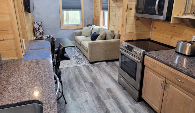 Adorable garden level condo with courtyard and firepit