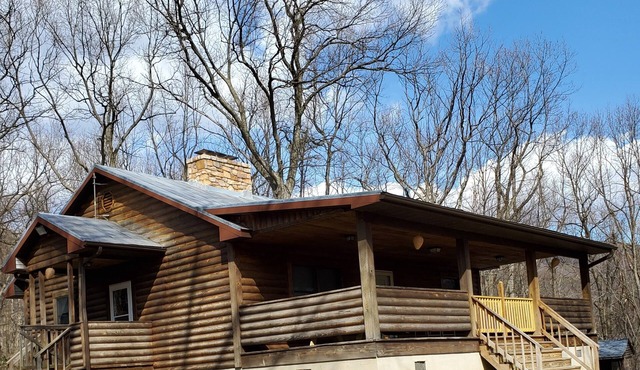 Adorable Log Home Surrounded by GWNF and Hiking Trails. Peace and Privacy!