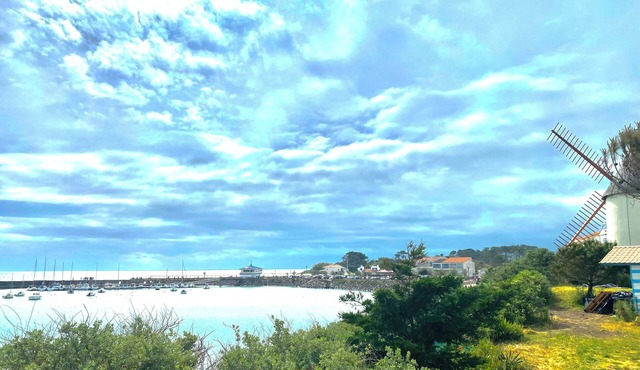 Adorable T2 apartment (45m2) in a residence with panoramic sea view