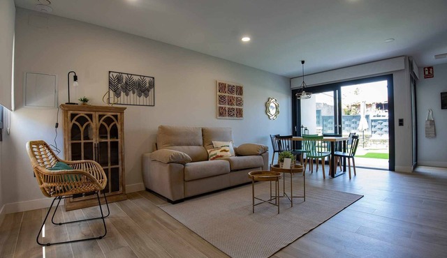 Adosado-duplex Marea Baja 1; Zona Playa, Ideal Familias, Parejas y Amigos