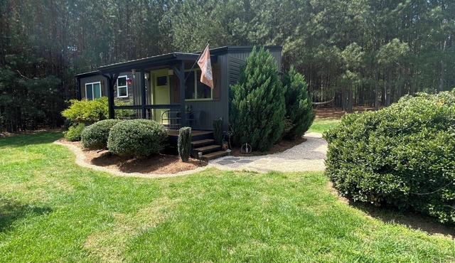 Adventurous tiny house! Located on 1 acre surrounded by evergreen forest