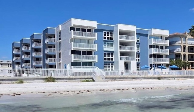 Affordable! Bright Gulf-front Condo on Quiet Beach. Distinct Open Architecture!