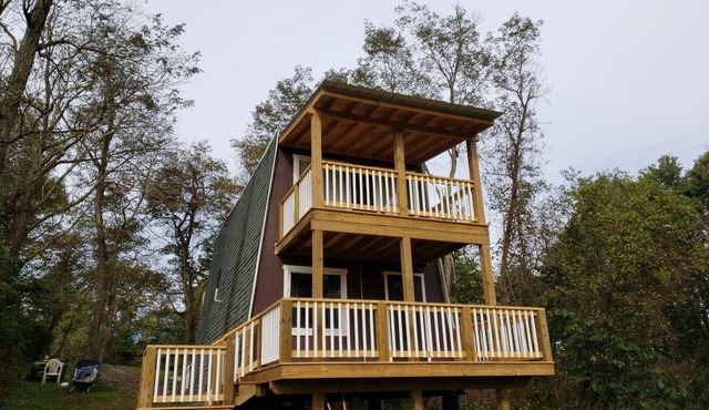 Aframe cabin in the woods #2