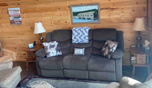 AFrame on the hill over looking The Bay of Fundy