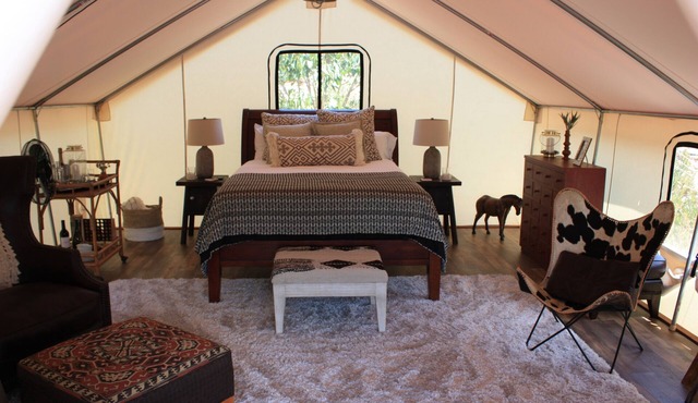 African safari tent Eco Glamping
