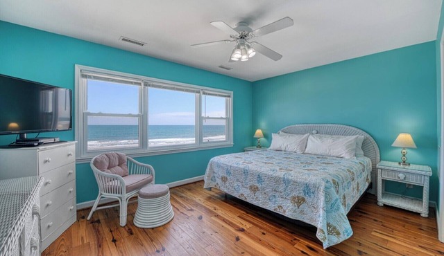 Against The Wind Side B, Oceanfront Home, Awesome view of Garden City Pier