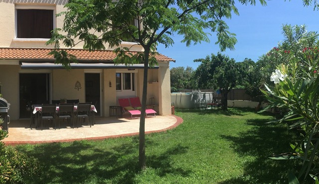 Agréable Maison. Piscine, jardin, terrasse