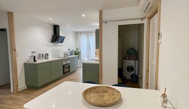 Agréable maison ensoleillée avec piscine