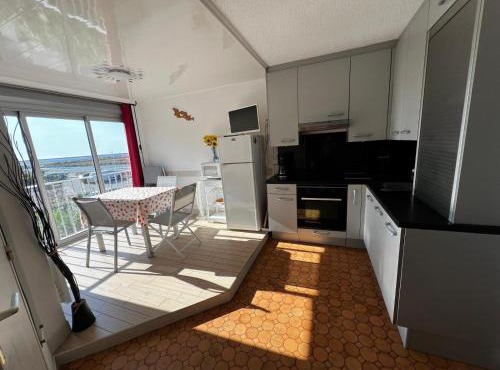 AIG 59 – Studio avec 2 cabines – Résidence Grand Sud – Gruissan – 4 personnes