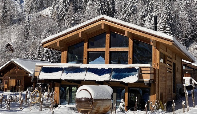 AIKOA: Regenerative Mountain Hideaway, Chamonix Lux Ecolodge, spa, pool, sauna