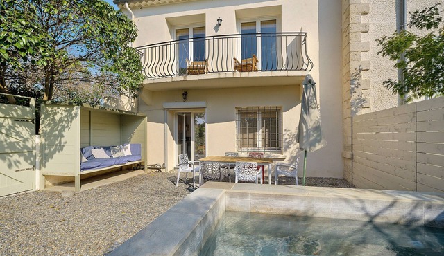 Air-Conditioned Gîte – Private Plunge Pool & Enclosed Garden – 3 Bedrooms, Boules – Canal du Midi, Narbonne