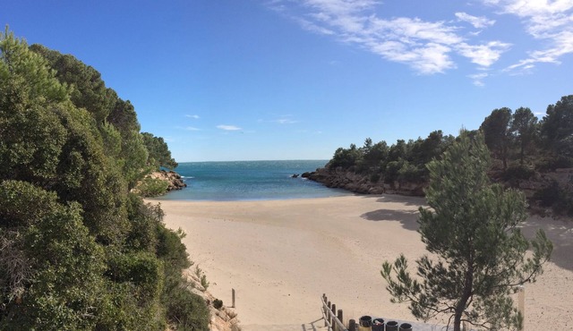 Air-conditioned villa 9/10 people in large fenced garden 150 m from the sea
