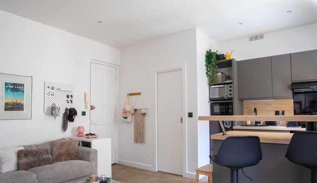 Air-conditioned apartment Libération district