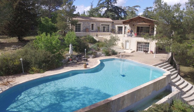 Air-conditioned character house on 6 fenced acres, heated swimming pool